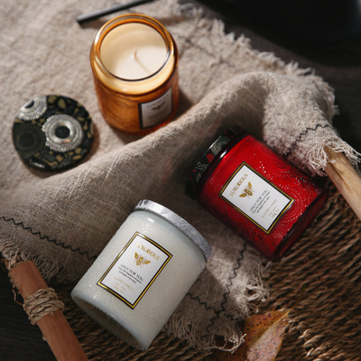 15hours Vegan Soy Candles , Pomegranate Long Lasting Scented Wax Cubes
